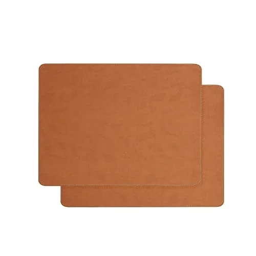 2li Taba Renk Deri Amerikan Servis 40 x 30 cm