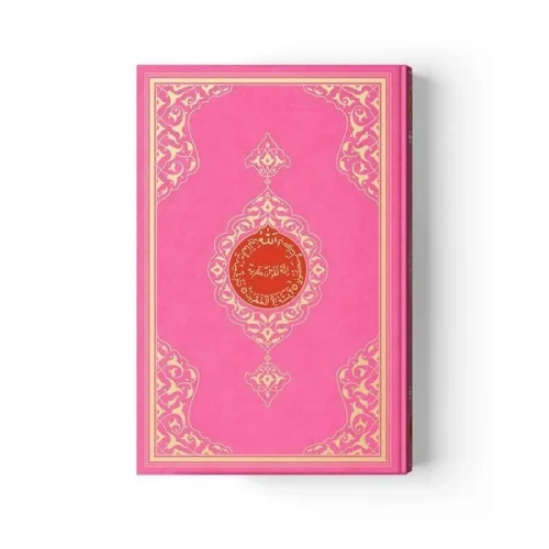 2 Renkli Pembe Orta Boy KurAn-I Kerim