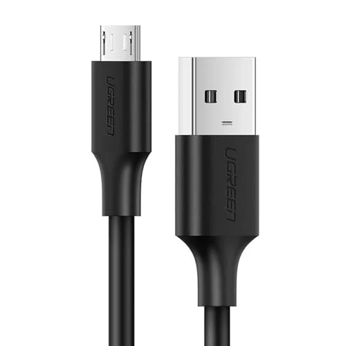 2.0 A USB-A & Micro USB Data ve Şarj Kablosu, 50 Santimetre, Siyah, ACBUGN60135