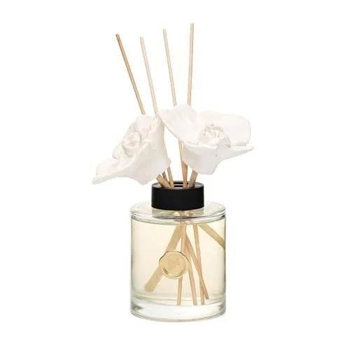200 ml Seramik Taş Bambu Çubuklu Oud Vanilya Oda Kokusu