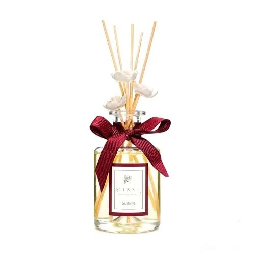 200 ml Silindir Şişe Bambu Çubuklu Gardenya Oda Kokusu