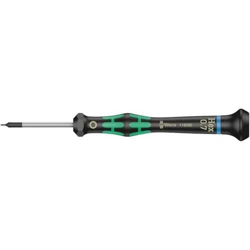 2054 Elektrik Teknisyenleri için Düz Tornavida, Hex-Plus, 0,7 x 40 mm, 05118060001