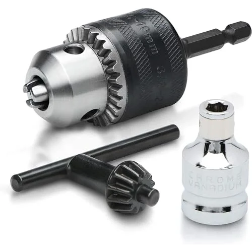 ® 20754 bir 3/8 CHUCK dönüştürücü, Quick Change şaftlı sürücüler için | 1/2 adaptör dahil