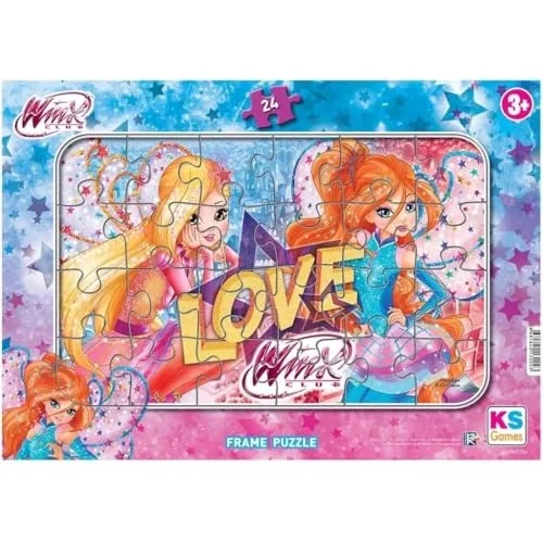 24 Parça Winx Frame Puzzle