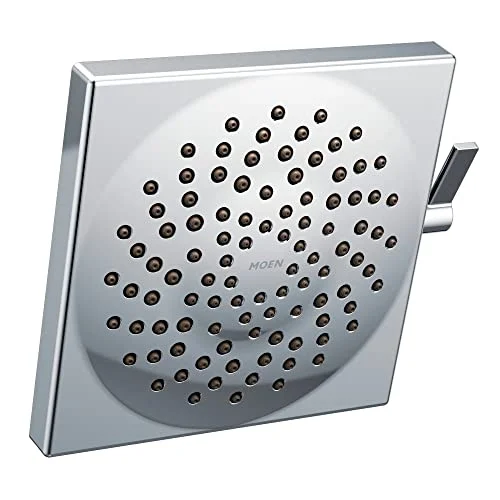 (2.5 gpm, Chrome) - S6345 Velocity Two-Function 20cm - 1.3cm Diameter Spray Rainshower Showerhead, Chrome