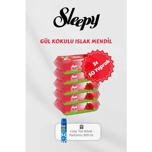 250 Adet Gül Kokulu Islak Havlu, Toz Kovar Hediyeli