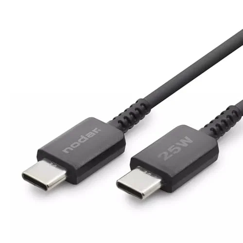 25W USB-C to Type-C Hızlı Şarj ve Data Kablosu 1 Metre - PD Şarj Kablosu, Siyah