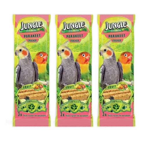 3 Adet - Jungle Paraket Kraker 3lü