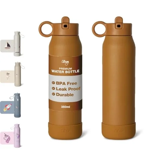 3 Katmanlı Paslanmaz Çelik Termos Seti 350 ml - Caramel 1286722