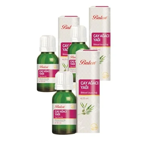 3 Kutu Çay Ağacı Yağı Doğal Bitkisel Uçucu Yağ 20 Ml Saç Ve Cilt Bakım Yağı