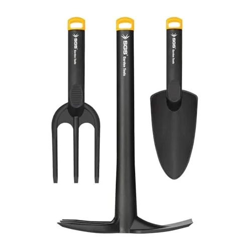 3 Parça Plastik Bahçe Seti, Kazma Kürek Tırmık, SGS3120 Model