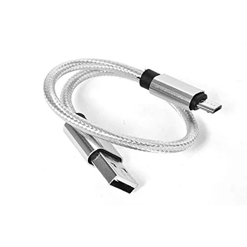 30 Cm Halat Micro Usb Kablo Gri