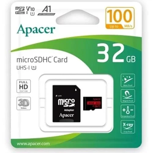 32GB MICRO SDXC R100Mb/s (AP32GMCSH10UB-R)