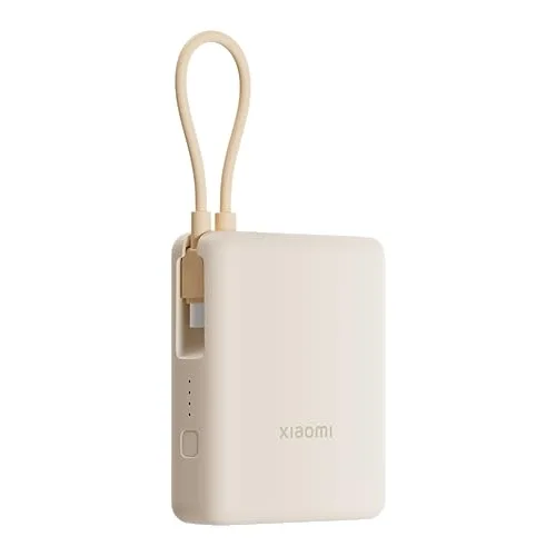 33W Power Bank 10000mAh (Integrated Cable) Tan GL