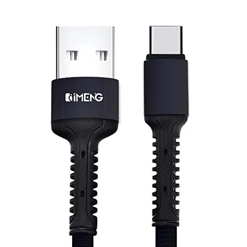 3A UsbA to Type-C Pro Braided Örgülü Data ve Hızlı Şarj Kablosu Siyah