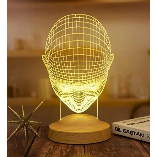 3D Adam 3 Boyutlu Led Lamba