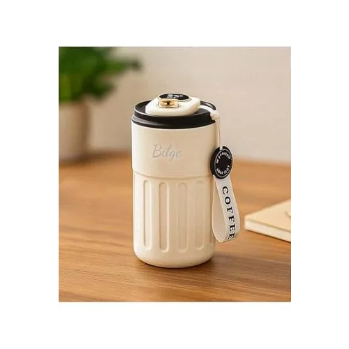 400ml Coffee Dereceli Beyaz Termos