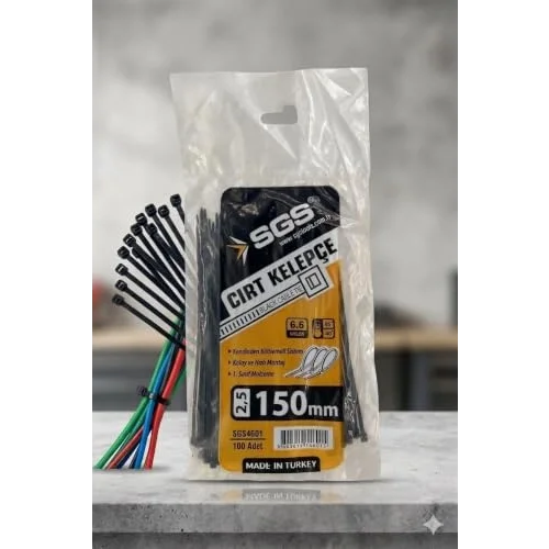 4601 Cırt Kelepçe 2.5X150 Siyah 100 Lü Paket