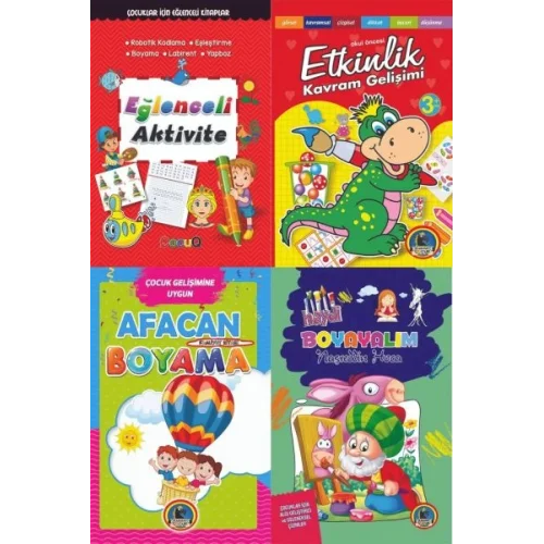 500 Aktivite Serisi (4 Kitap Takım)