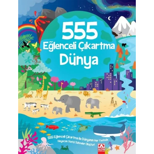 555 Eğlenceli Çıkartma - Dünya