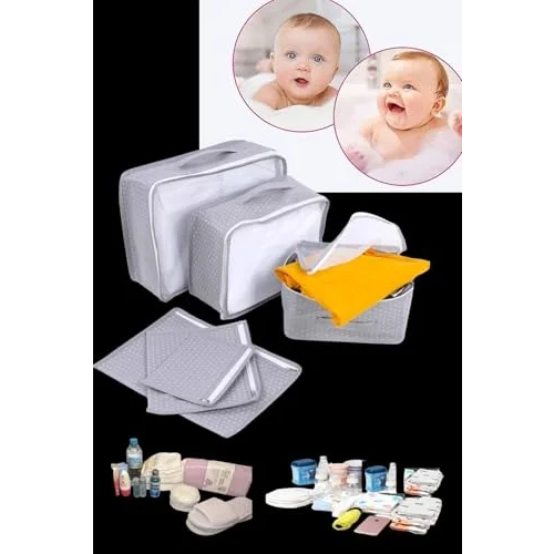 6 PARÇA BEBEK BAKIM Çantası Bebek Doğum Çantası