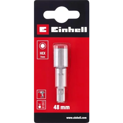 Orijinal Manyetik Lokma Ucu, 7 mm (Krom Vanadyum Çelik, 48 mm, E 6.3/1⁄4”, Akülü Vidalama ve Matkaplar İçin) - 49135115
