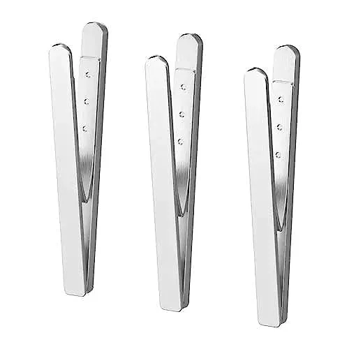 KUNGSFORS Manyetik Klips, Paslanmaz Çelik (Genişlik: 7 mm (¼) Yükseklik: 8 cm (3 ¼) Paket Miktarı: 3 Paket)