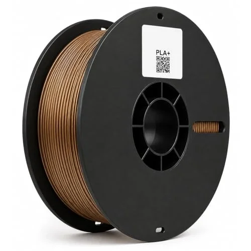 PLA+ Filament 1.75mm 1 Kg Bronz - Metalik Bronz Görünüm, Boyutsal Doğruluk ±0.02mm, Güçlendirilmiş Yapı