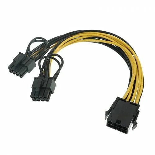 8 Pin Power Ayırıcı Pci-E Molex 8 Pin çoklayıcı kablo