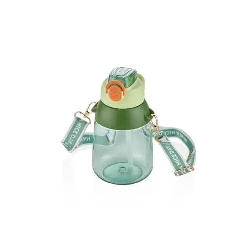 800ml Askılı Pipetli Tritan Su Matarası Hayvan Sticker Hediyeli 6975072052689