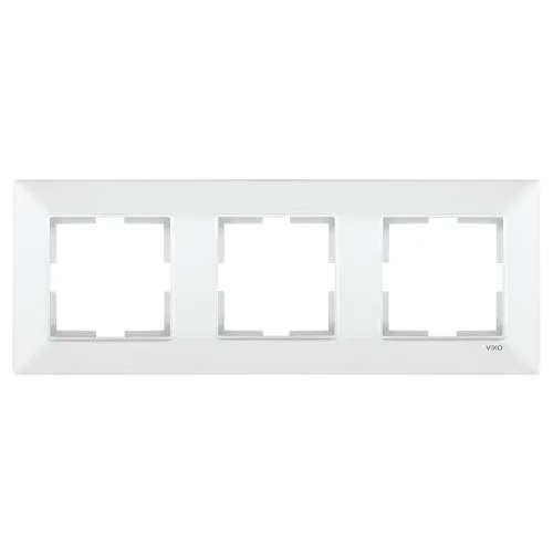 90979003 Merıdıan Beyaz Üçlü Çerçeve