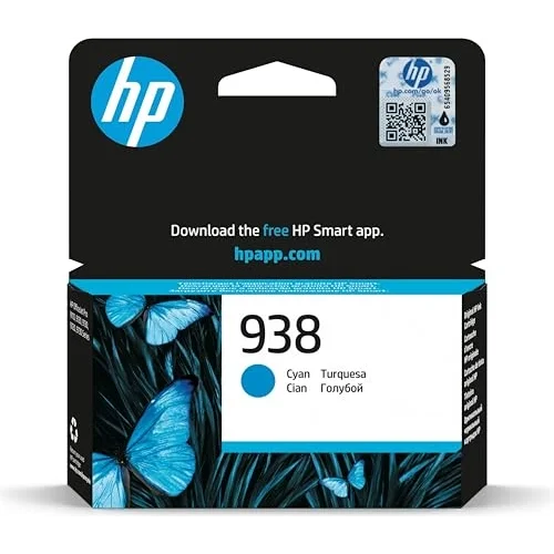 938 Cyan Original Ink Cartridge 4S6X5PE