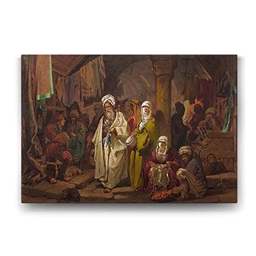 A. Preziosi - The Grand Bazaar Tablosu - 100x70cm