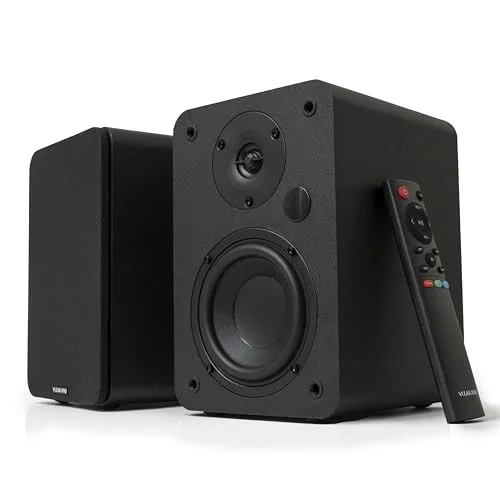 A4 ARC Aktif Hoparlör Siyah (HDMI ARC, RCA, Bluetooth, Optik, USB, Sub Out)