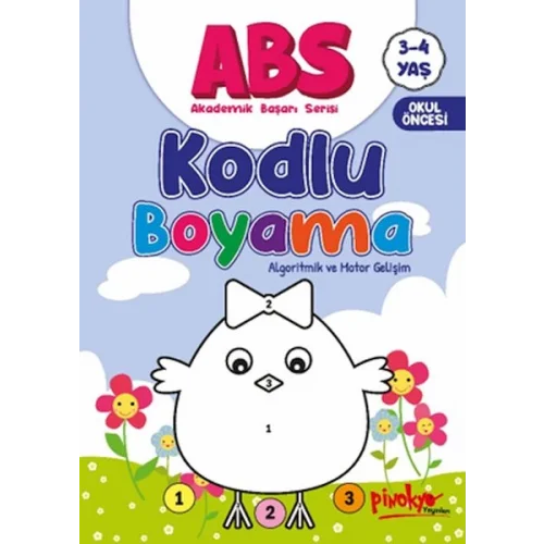 ABS 3-4 Yaş Kodlu Boyama