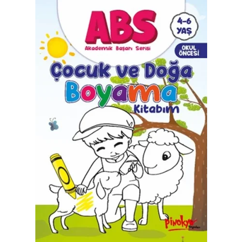ABS 4-6 Yaş Çocuk ve Doğa Boyama Kitabım