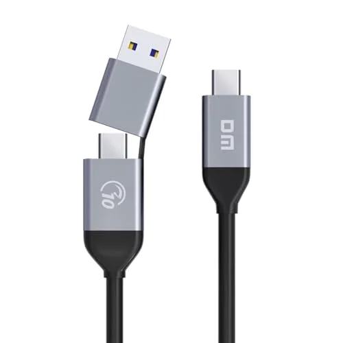 AD090 USB-A/USB-C to Type-C Şarj ve Data Veri Aktarım Kablosu 35 CM