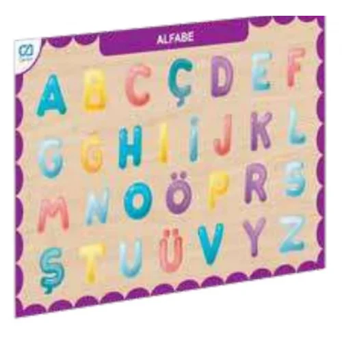 Ahşap Alfabe Eğitici Set