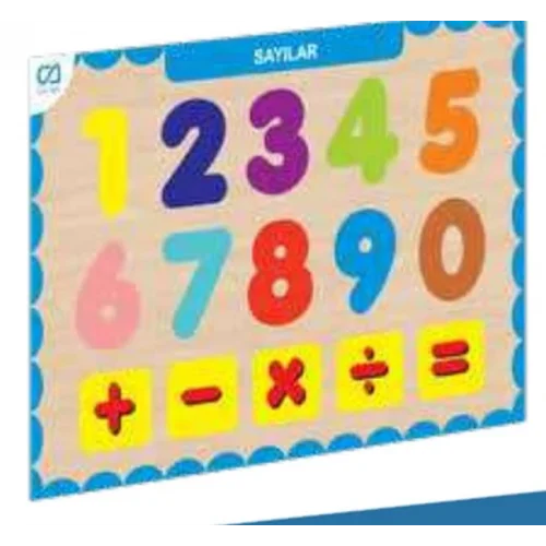 Ahşap Sayılar Eğitici Set
