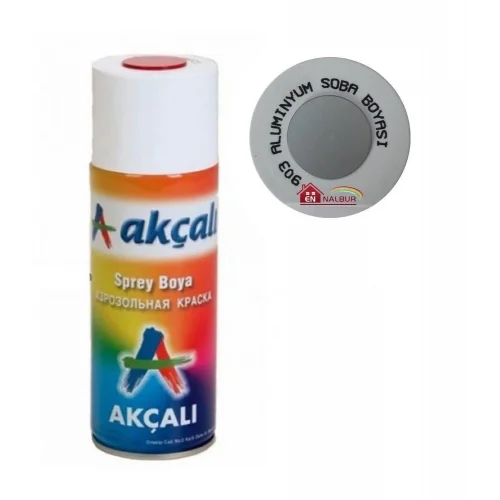 Mey İthalat® Akçalı Sprey Boya 400 ml 903 Alüminyum Soba Boyası