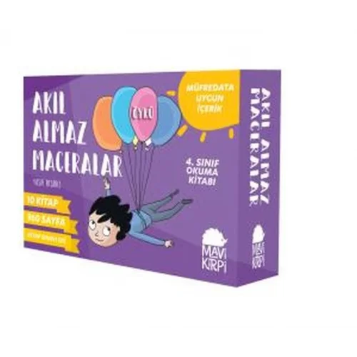 Akıl Almaz Maceralar 4. Sınıf Seti (10 Kitap)
