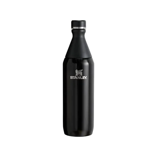 All Day Slim Soğuk Su Termosu 0.60 Litre - Siyah | Paslanmaz Çelik