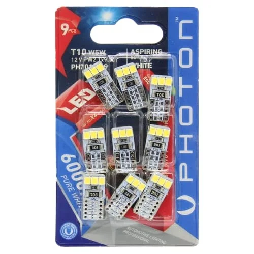 Ampul T10 W5W 12V 10Smd Led (9Lu Blister) - PHT PH7010 B9