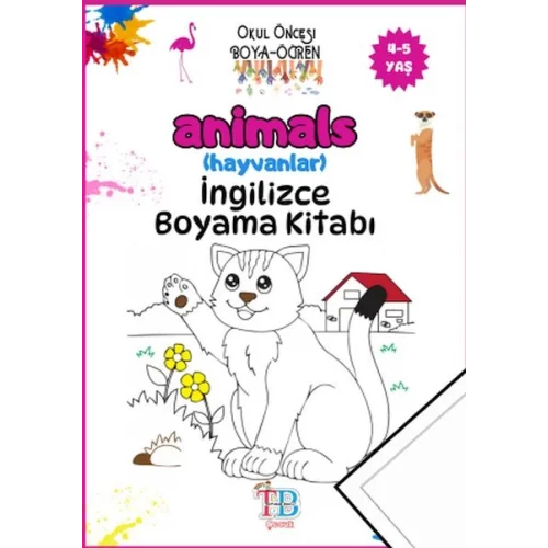 Animals (Hayvanlar)Boyama Kitabı