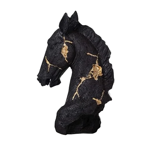 Antique Horse Büst Biblo 15x25x38 cm