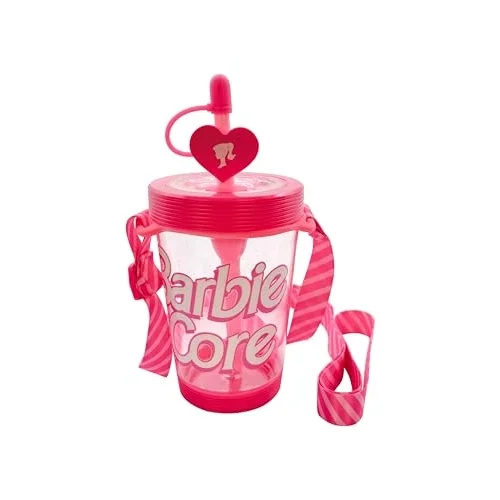 Askılı Barbie Lisanslı Plastik Şişe (535ML) by