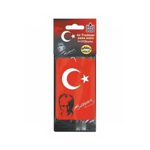 Asma Karton Koku Türk Bayrağı-Atatürk