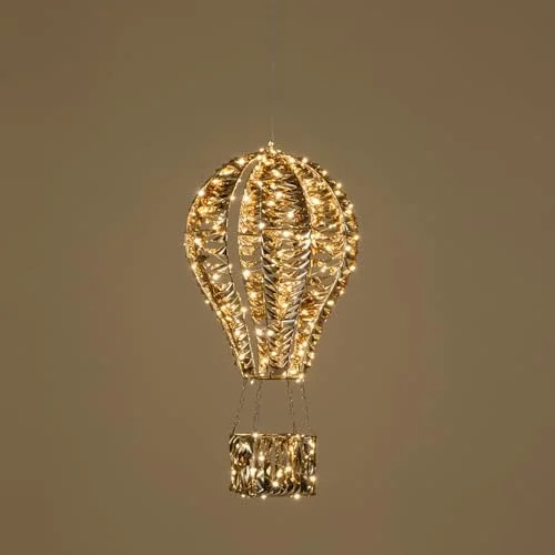Asu Led Işıklı Balon Dekor 48 cm Altın
