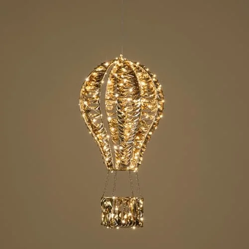 Asu Led Işıklı Balon Dekor 60 cm Altın