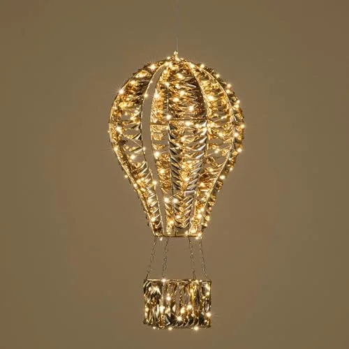 Asu Led Işıklı Balon Dekor 78 cm Altın